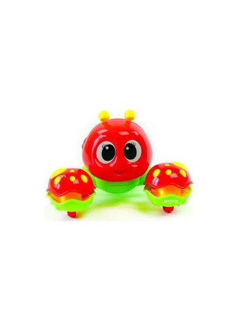Дитяча іграшка-каталка "Краб" 0350MR(Red) на паличці зі свистком і рухомими клешнями, Червона No Brand (318677847)