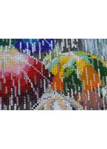 Набір для вишивання бісером "Веселі парасольки" AB-434 40х20 см Abris Art (367967471)