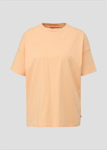 Оранжевая летняя футболка S.Oliver