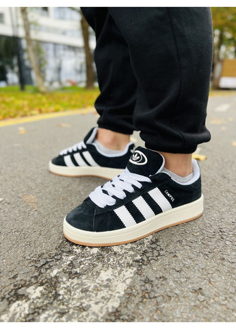 КРОСІВКИ ЖІНОЧІ ADIDAS CAMPUS 00S CORE BLACK АДІДАС КАМПУС No Brand чорні демісезони (367175400)