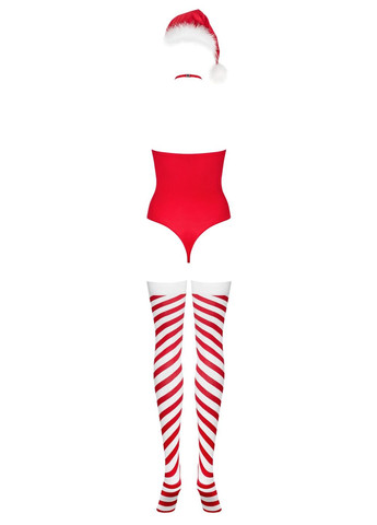 Боди Kissmas teddy red CherryLove Obsessive (339867419)