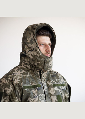 Бушлат на флісі (плащівка) + Тактичні штани на флісі No Brand