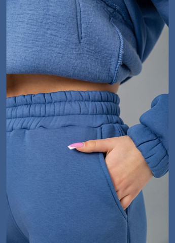 Спортивний костюм жіночий на флісі, колір джинс, 102R7711 Ager (355471309)