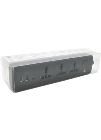 Сетевой фильтр ТВ-Т13 3 розетки 2м 10А 3х0.75мм2 Black (ТВ-Т13-Black) Voltronic (333316765)