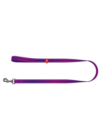Поводок для собак WAUDOG нейлоновый светоотражающий ширина 25 мм длина 200 см фиолетовый для выгула дома ProDobro (373221615)