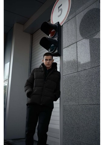 Черная зимняя куртка зимняя черная Luna