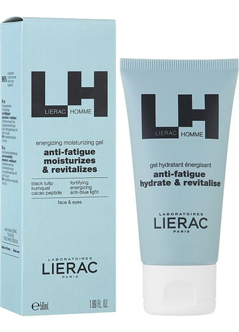 Увлажняющий гель-крем для лица Homme Om 50ml (1055156-51238) Lierac (368660158)