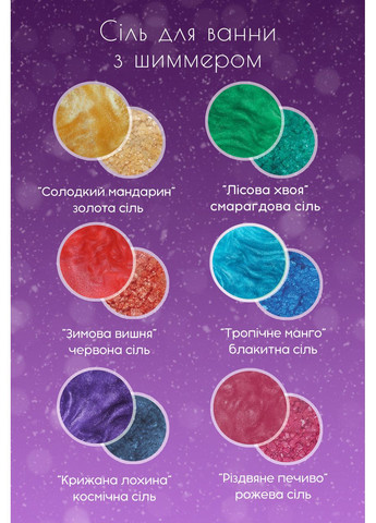 Подарунковий набір бомбочок для ванни "New Year’s Magic" на Новий Рік, Різдво, Миколая для дівчини, хлопця, дитини No Brand (370788280)