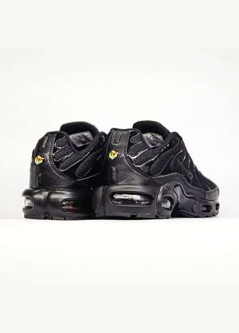 Черные демисезонные кроссовки мужские и женские Nike air max Tn plus black | Найк аір макс Тн плюс