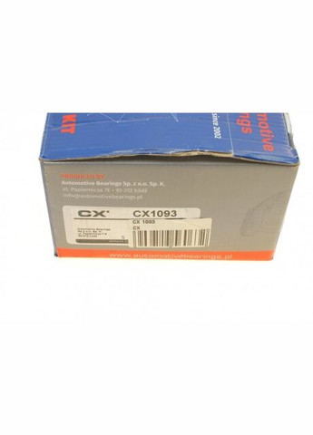 Подшипник ступицы (передней) BMW 1 (F20)/2 (F23)/3 (F34)/4 (F32/F83) 11 CX1093 RU63 CX (339641676)