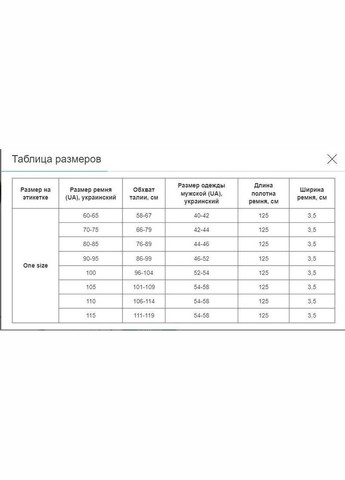 Ремень тактический TY-5545 120x5,5см Blackhawk (296654480)