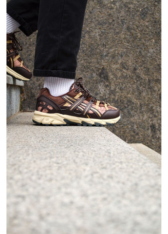 Комбіновані Осінні кросівки чоловічі asics gel sonoma 15-50 brown асікс гель сонома No Brand