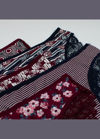 Трусы женские слипы с кружевом сзади 5 шт Nicoletta (304841304)