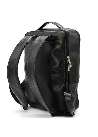 Кожаный мужской рюкзак черный для ноутбука GA-7287-3md на два отдела TARWA (306373242)