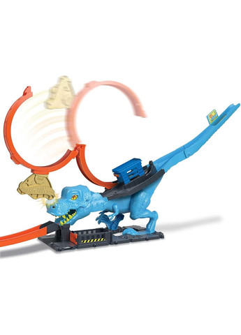 Трек Хот Вілс Сіті Небезпечні істоти Полювання Тиранозавра Оригінал City T-Rex Chomp Down Hot Wheels (365251411)