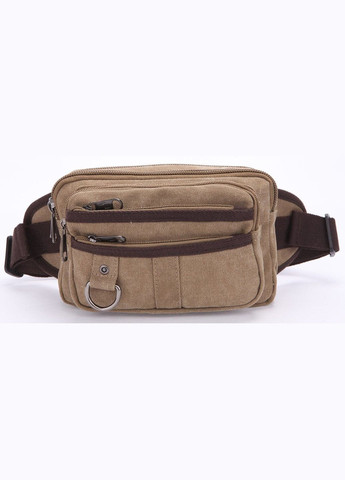 Текстильна бананка на Vintage Vintage з кишенями для подорожей хакі (sku_20081) No Brand (329901816)