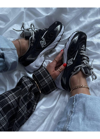 Чорні Осінні кросівки чоловічі new balance 725 black / white нью беланс 725 No Brand