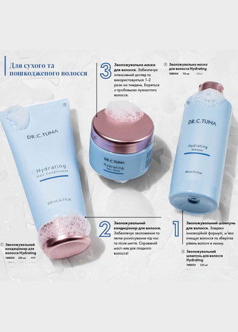 Зволожувальний кондиціонер для волосся Hydrating Dr. C.Tuna 200 мл Farmasi (294944847)