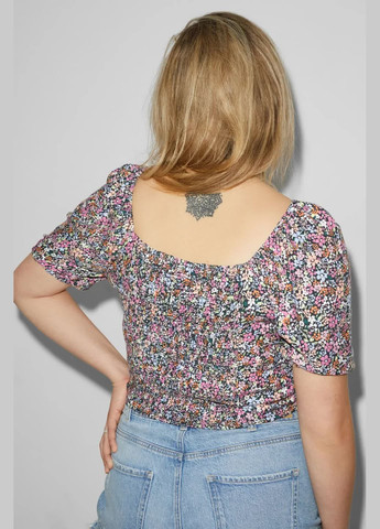 Комбінована блуза в квітковий принт C&A