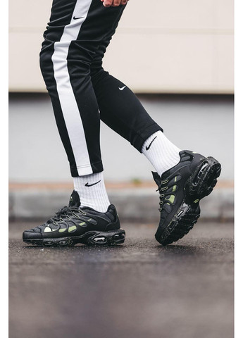 КРОСІВКИ ЖІНОЧІ NIKE AIR MAX TERRASPACE BLACK GREEN НАЙК АІР МАКС ТН ПЛЮС No Brand сірі демісезони (368855970)