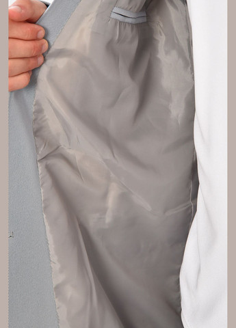 Піджак чоловічий однотонний сірого кольору Let's Shop (341249102)