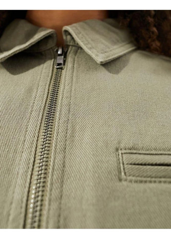 Оливкова (хакі) демісезонна куртка Asos