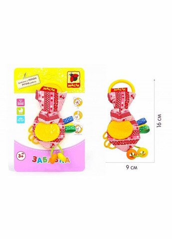 Забавка-прорізувач "Вушка рожеві" МС 030601-04 Macik (316264926)