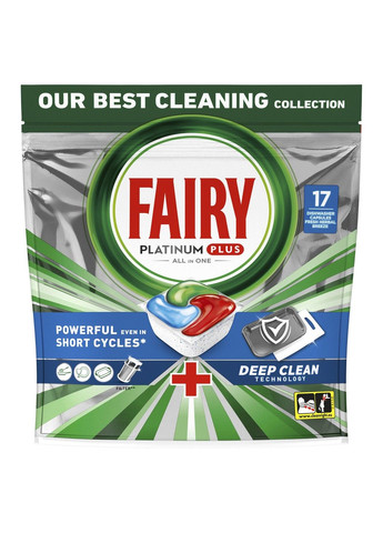 Капсулы для посудомоечных машин Platinum Plus Все-в-1 17 шт Fairy (304485213)