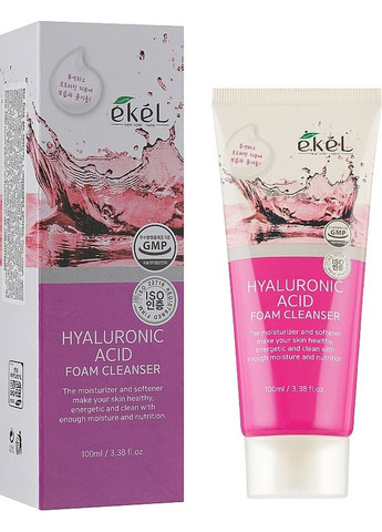 Очищувальна пінка з гіалуроновою кислотою Hyaluronic Acid Foam Cleanser 100ml (2-871327) Ekel (369793655)