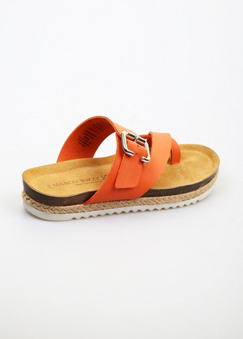 Оранжевые шлепанцы Marco Tozzi