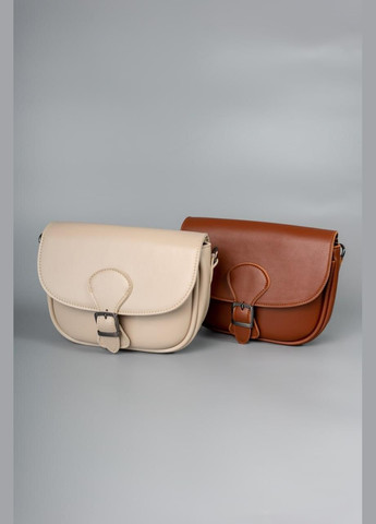 Сумка женская Кросс боди функциональная бежевая из экокожи NIUNIU (340239658)