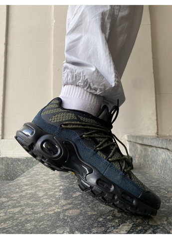 КРОСІВКИ ЖІНОЧІ NIKE AIR MAX TN PLUS KHAKI BLACK НАЙК АІР МАКС ТН ПЛЮС No Brand чорні демісезони (367169734)