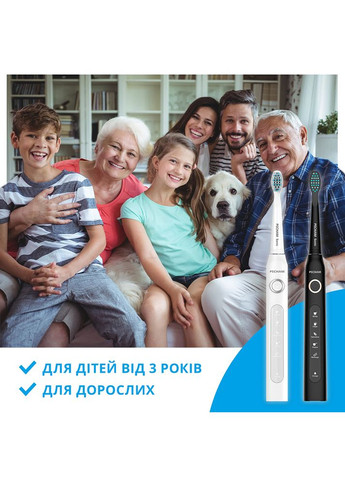 Набор зубных щеток Black & White Travel Set (0009119080224) PECHAM (306581708)