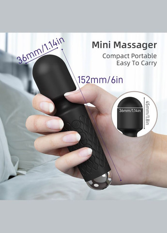 Вібратор мікрофон для клітора Mini Magic Wand з акумулятором для дівчини Focus (303895666)