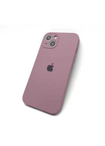 Чехол на айфон 13 Silicone case для 13 full camera cover с микрофиброй силиконовый Lilac Pride No Brand (369136876)