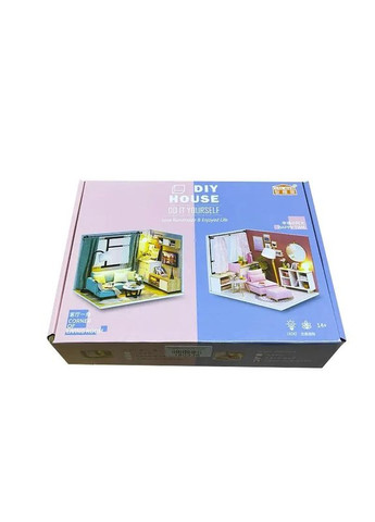 Румбокс Щасливий час Happy Time Dollhouse Інтер'єрний конструктор Roombox H-017 No Brand (362453171)