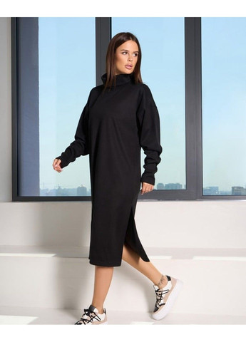 Черное повседневный платья 14822 черный ISSA PLUS