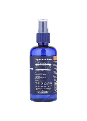 Колоїдне срібло, Colloidal Silver Spray,, 118 мл Trace Minerals Research (325401195)