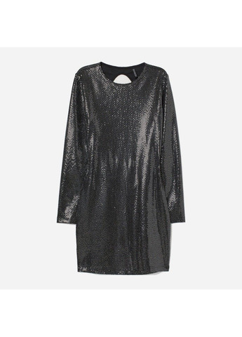 Черное кэжуал платье H&M однотонное