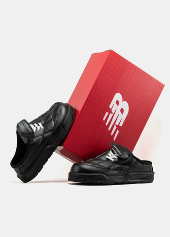Чорні Осінні кросівки чоловічі і жіночі new balance terrace mule black | нью баланс тераса мюли чорні No Brand