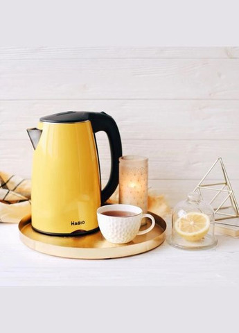 Електрочайник MG-976, маленький електрочайник, гарний електричний чайник, електронний чайник Magio (364664707)