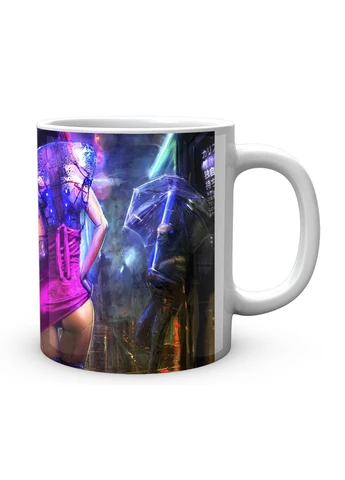 Чашка з принтом Cyberpunk 2077 Кіберпанк 2077 черниці CY 02.584 Кружка керамічна 0,33 GeekLand (378962968)