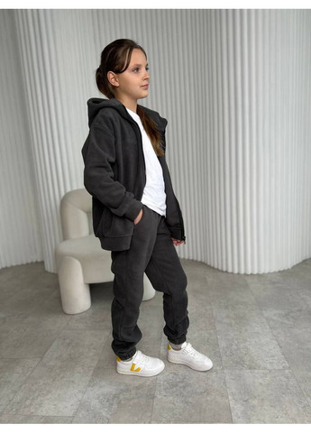 Флисовый детский костюм на змейке No Brand (369626721)