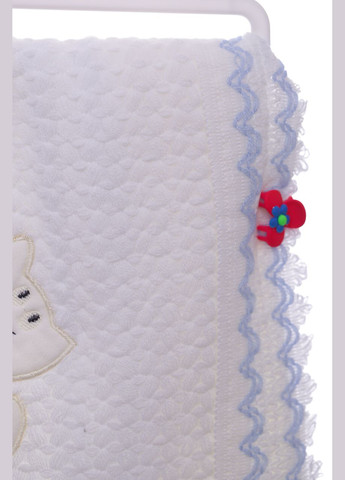 Плед для мальчика вязанный Котики 80*90 см белый (36713) Donino (296193465)