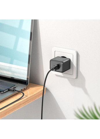 Сетевое зарядное устройство CS11A Ocean single port charger Black Hoco (367724174)