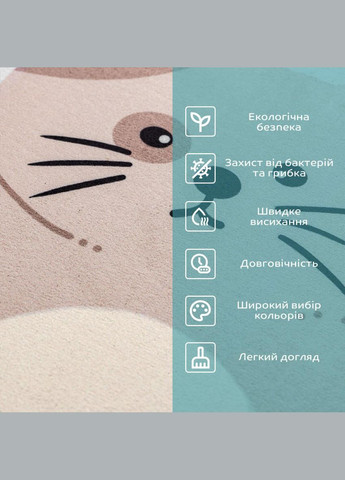 Влагопоглощающий коврик Котик 40*60CM*3MM(D) SW-00002564 Sticker Wall (322057102)