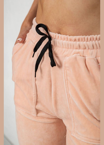 Шорты женские однотонные велюровые, цвет мокко, 238R58169 Anello (340273211)