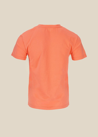 Персиковая летняя футболка No Brand