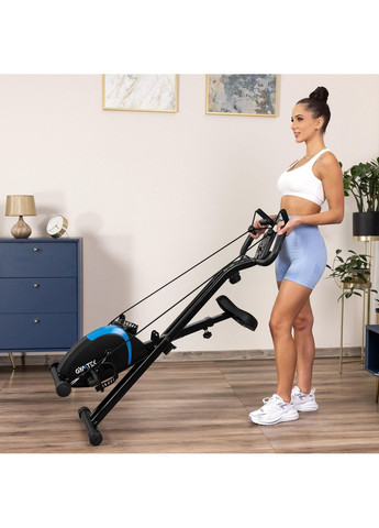 Велотренажер FX800 магнітний складний з еспандерами Gymtek (361952846)