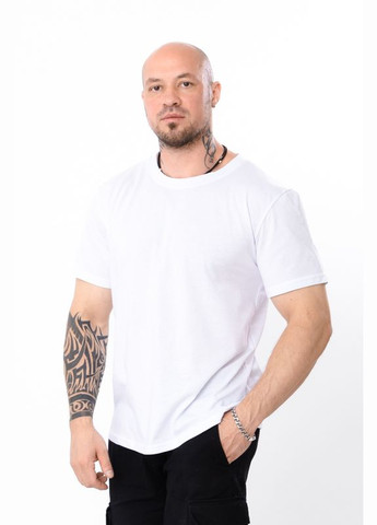 Белая футболка мужская (p-17361) Носи своє